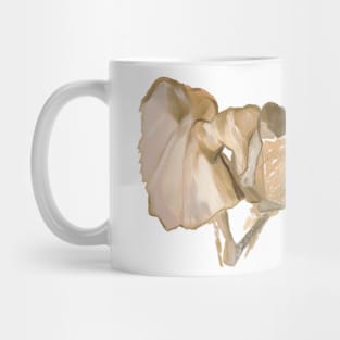 Brown Ballerina Dancer Woman Mug